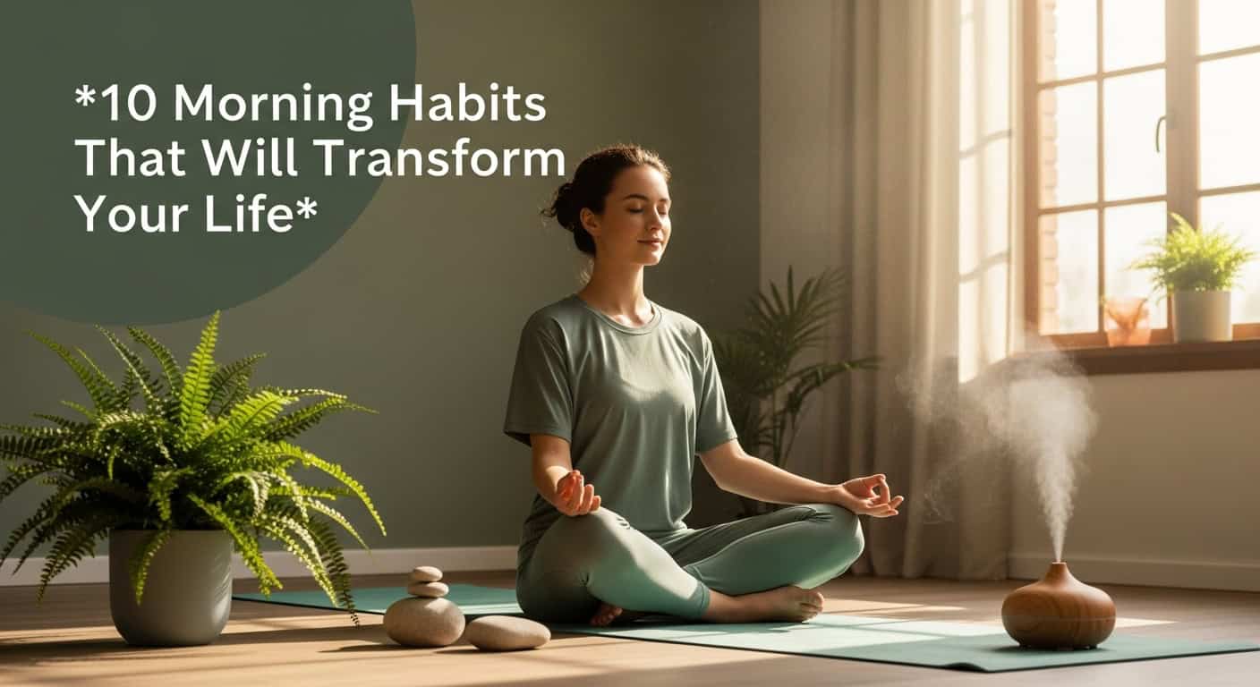 Start your day with mindfulness and balance in this serene morning wellness routine